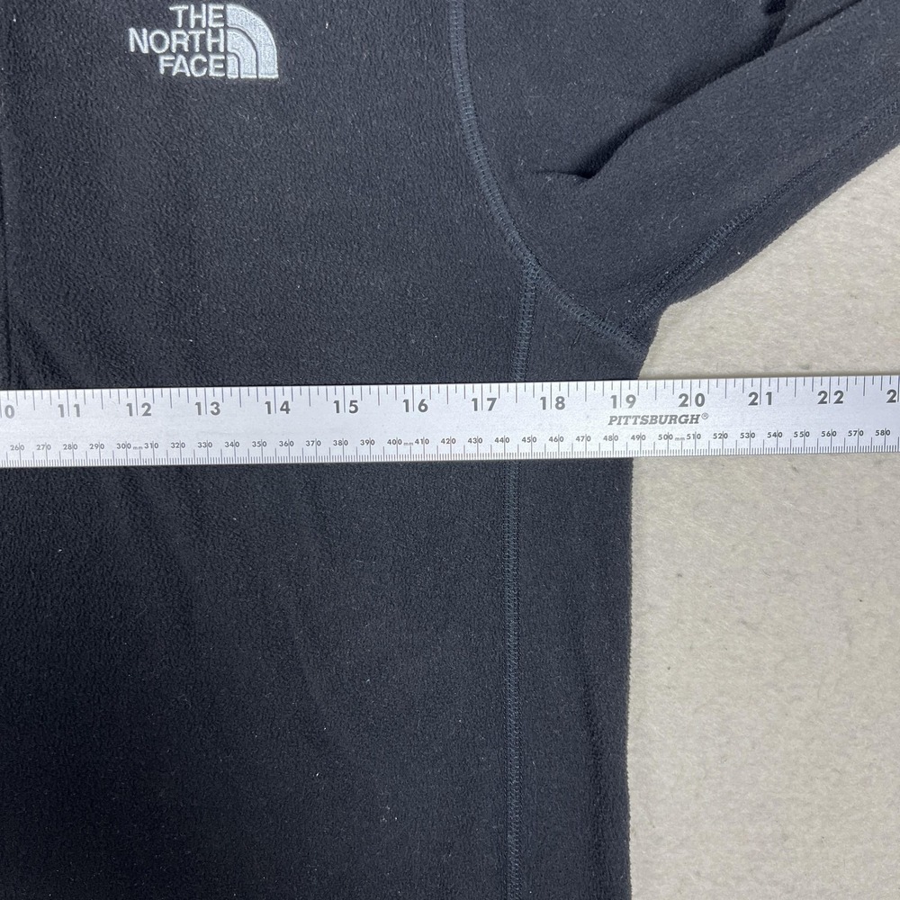 The North Face Quarter Zip Sweatshirt Mens‎ Small Black Fleece Pullover Logo - Picture 7 of 9
